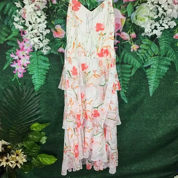 Floral tiered Maxi Dress